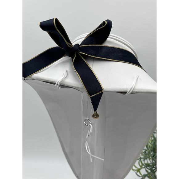 J. Crew Black Ribbon Funfetti AB Tinsel Sequin Floral Multicolor Bow necklace - Picture 12 of 16